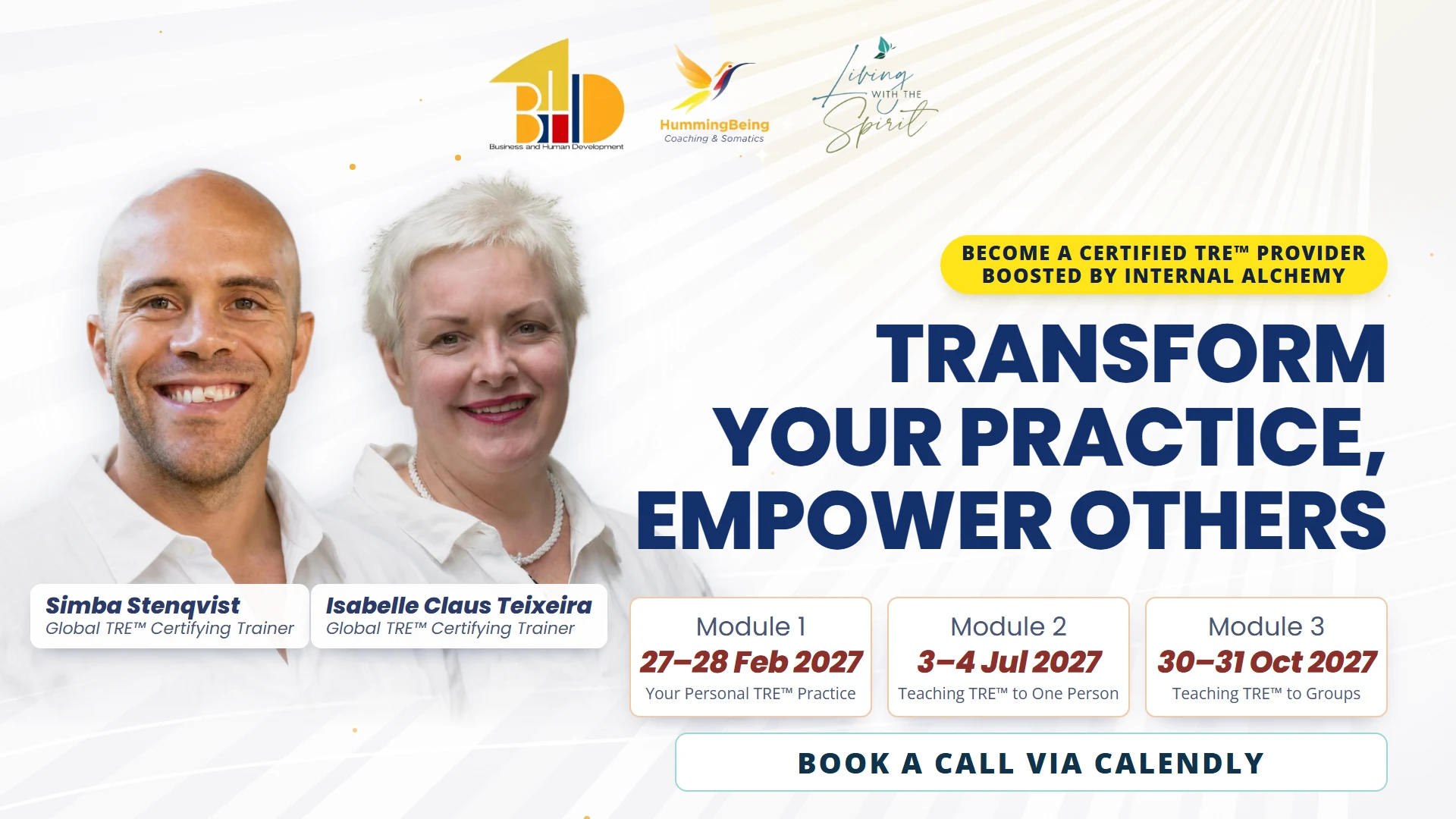 Become a Certified TRE&trade; Provider &mdash; 2027 Cohort, Singapore