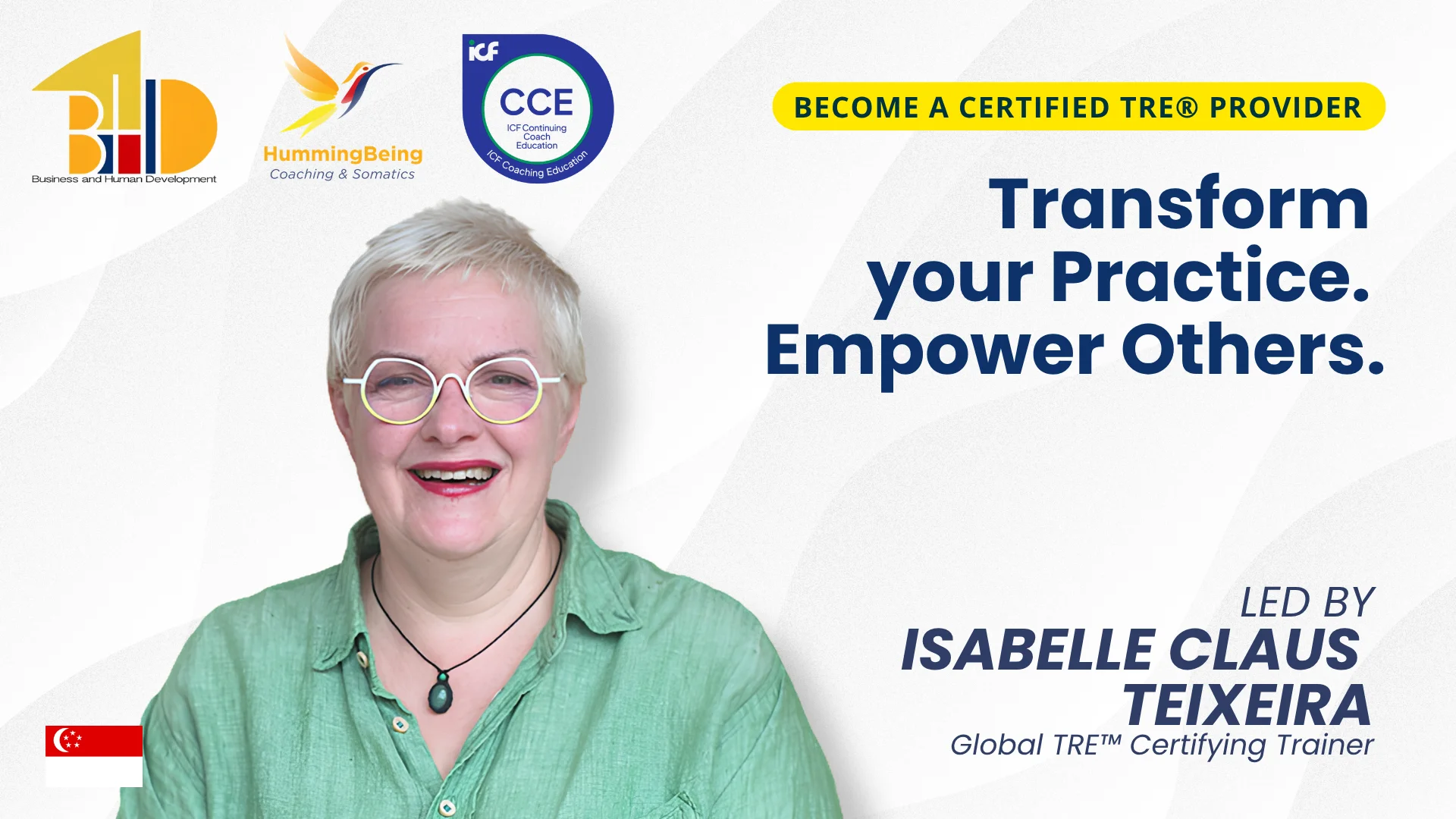 TRE&trade; Provider Certification &mdash; Module 2, 26&ndash;27 September 2026, Singapore